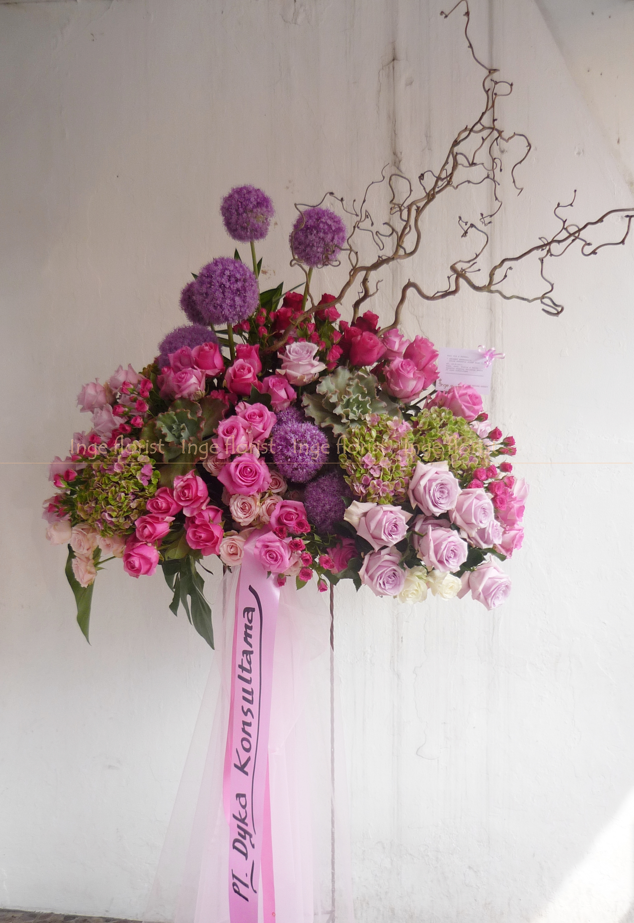 Standing Flower – Congratulation  Inge Florist - Wedding 