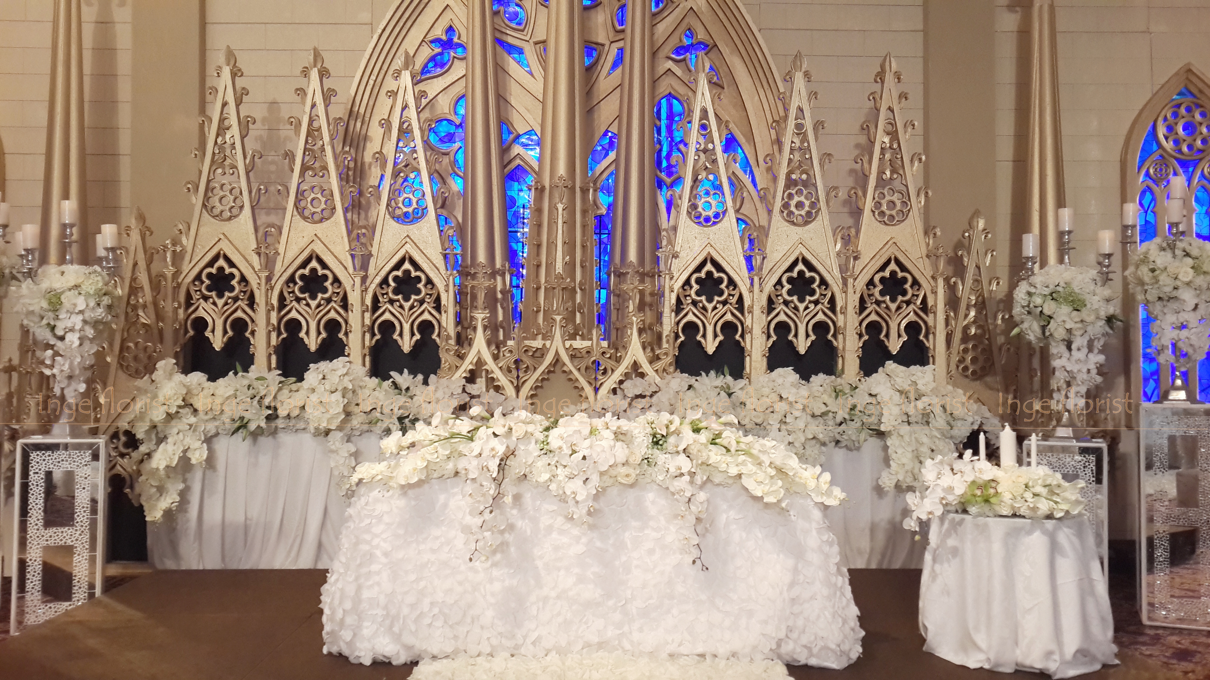  Altar  Inge Florist Wedding Decoration Dekorasi  